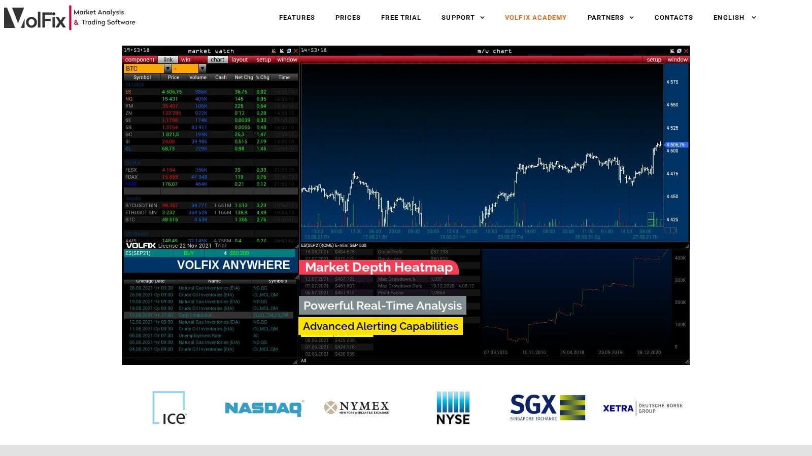 VolFix homepage, October 2026