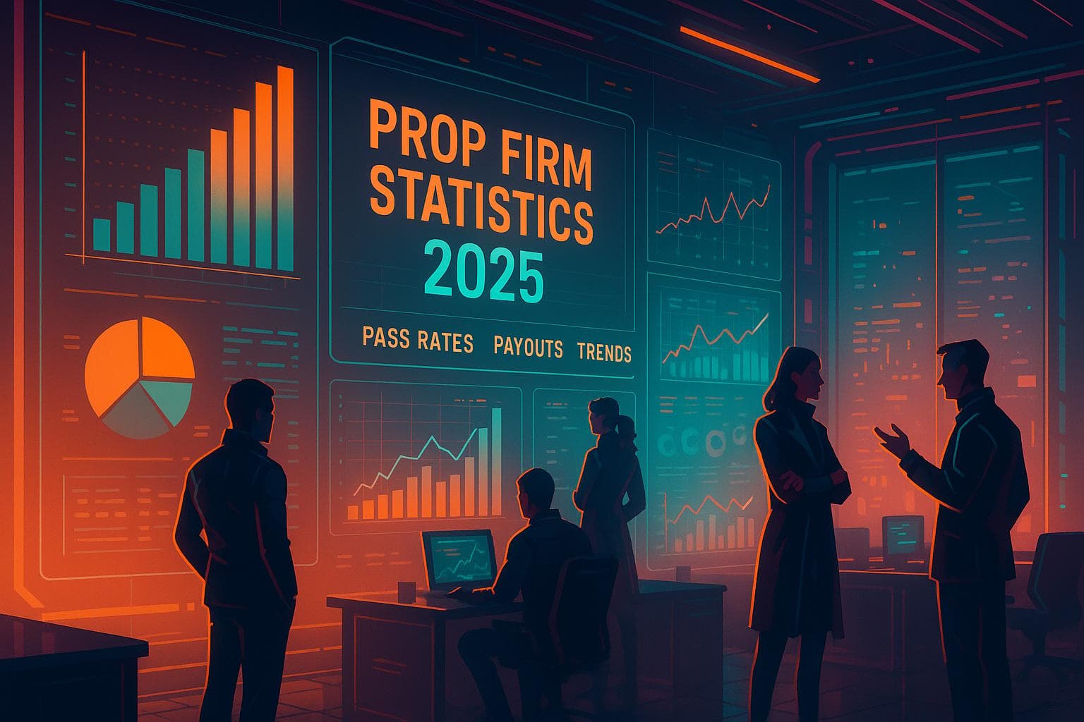 Prop Firm Statistics 2025: Pass Rates, Payouts &#038; Trends