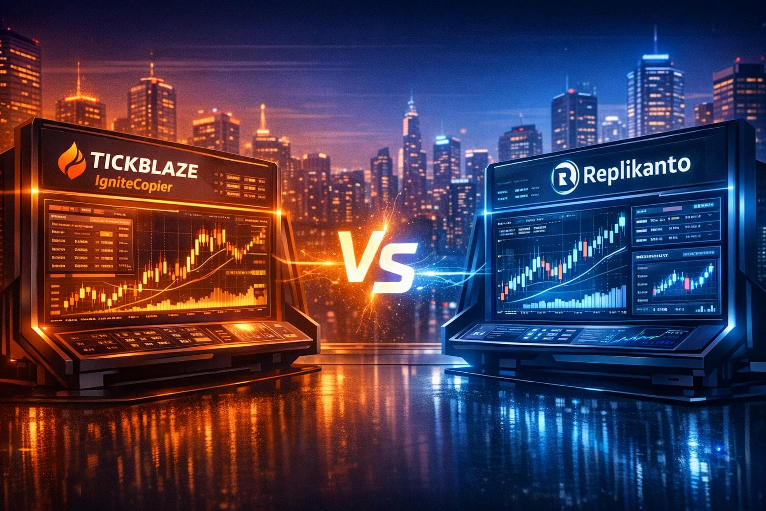 Trade Copier Comparison: Tickblaze IgniteCopier vs Replikanto