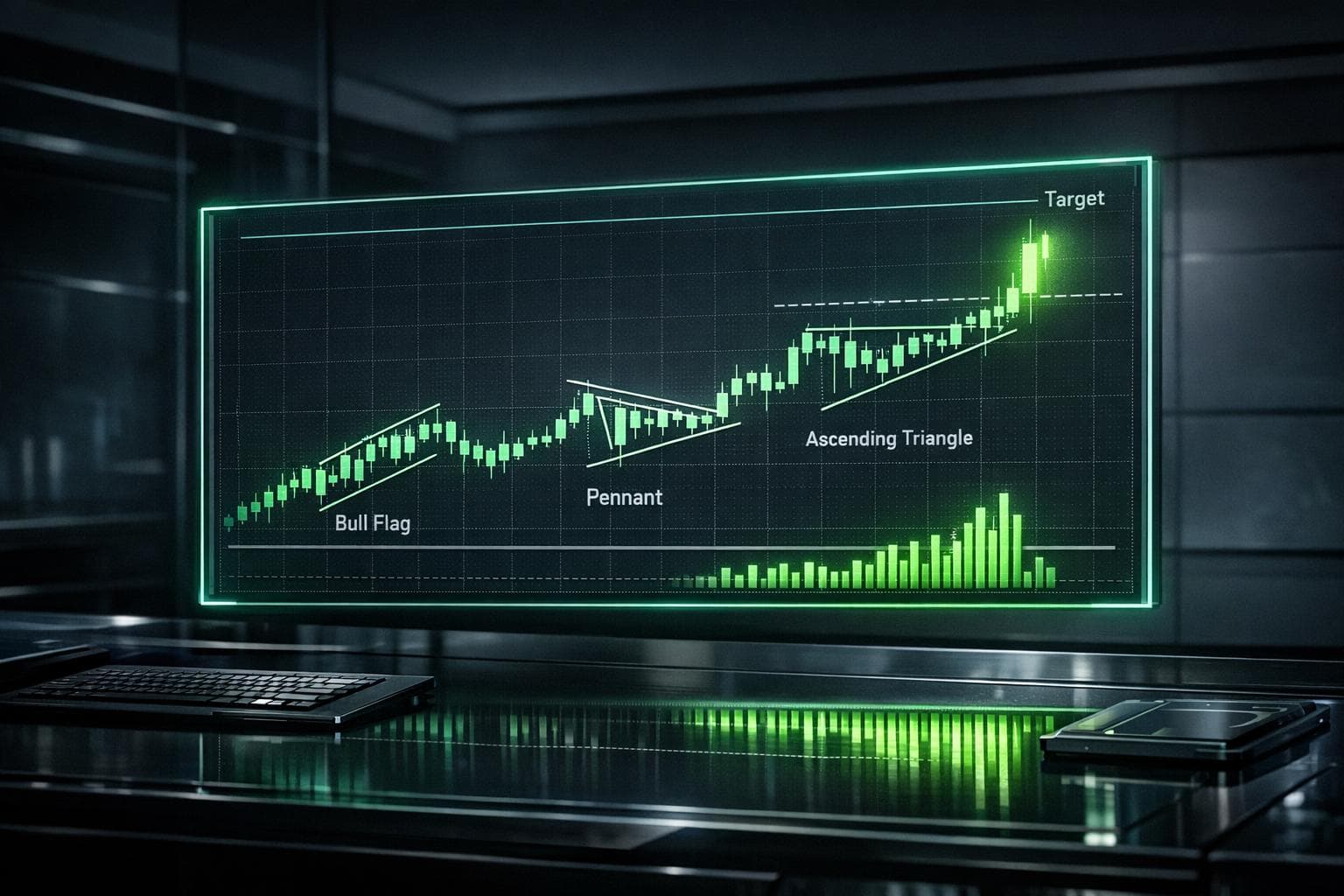 Bullish Continuation Patterns: How to Spot and Trade Trend-Following Setups