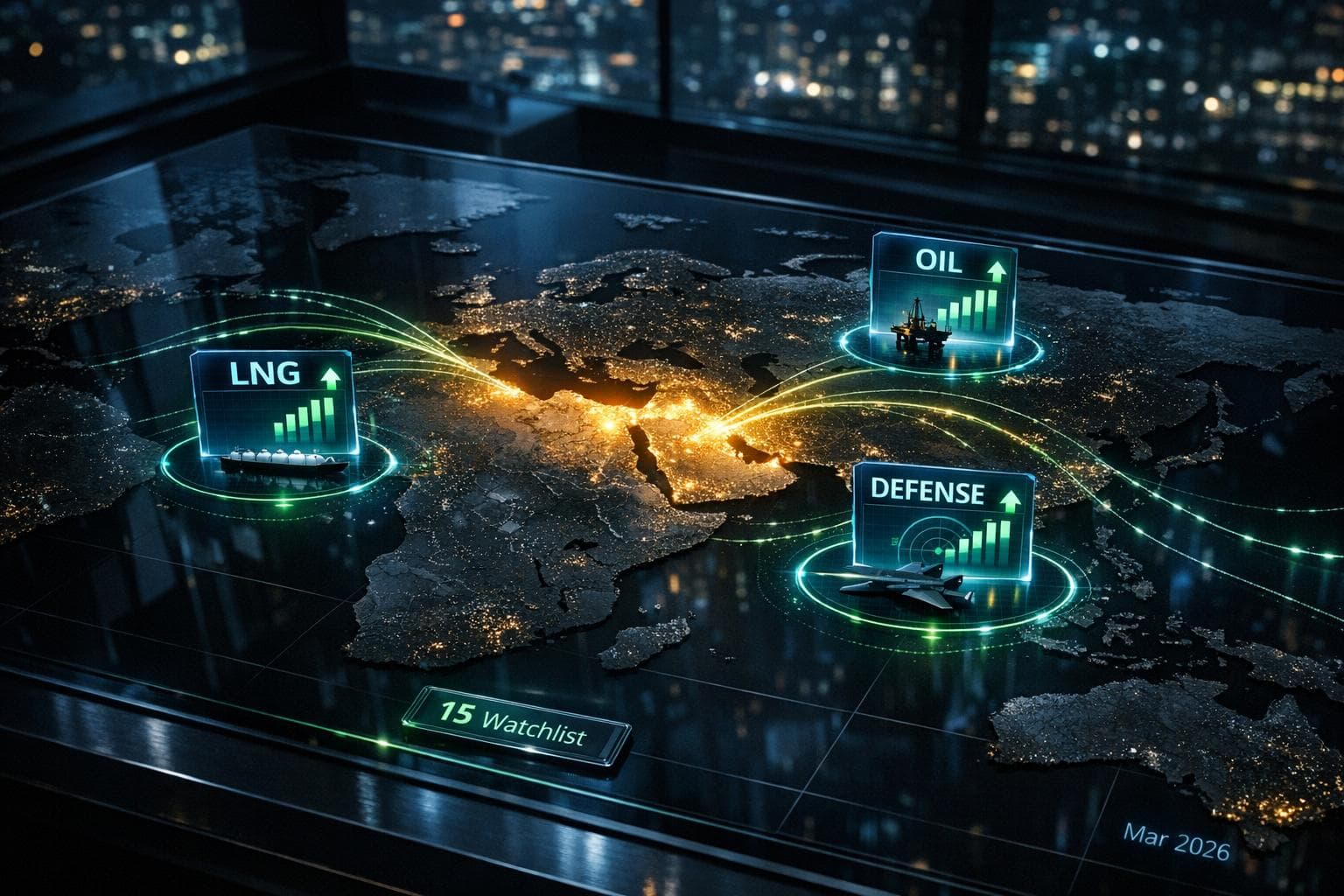 15 Energy Stocks to Watch During War: LNG, Oil & Defense Winners Explained