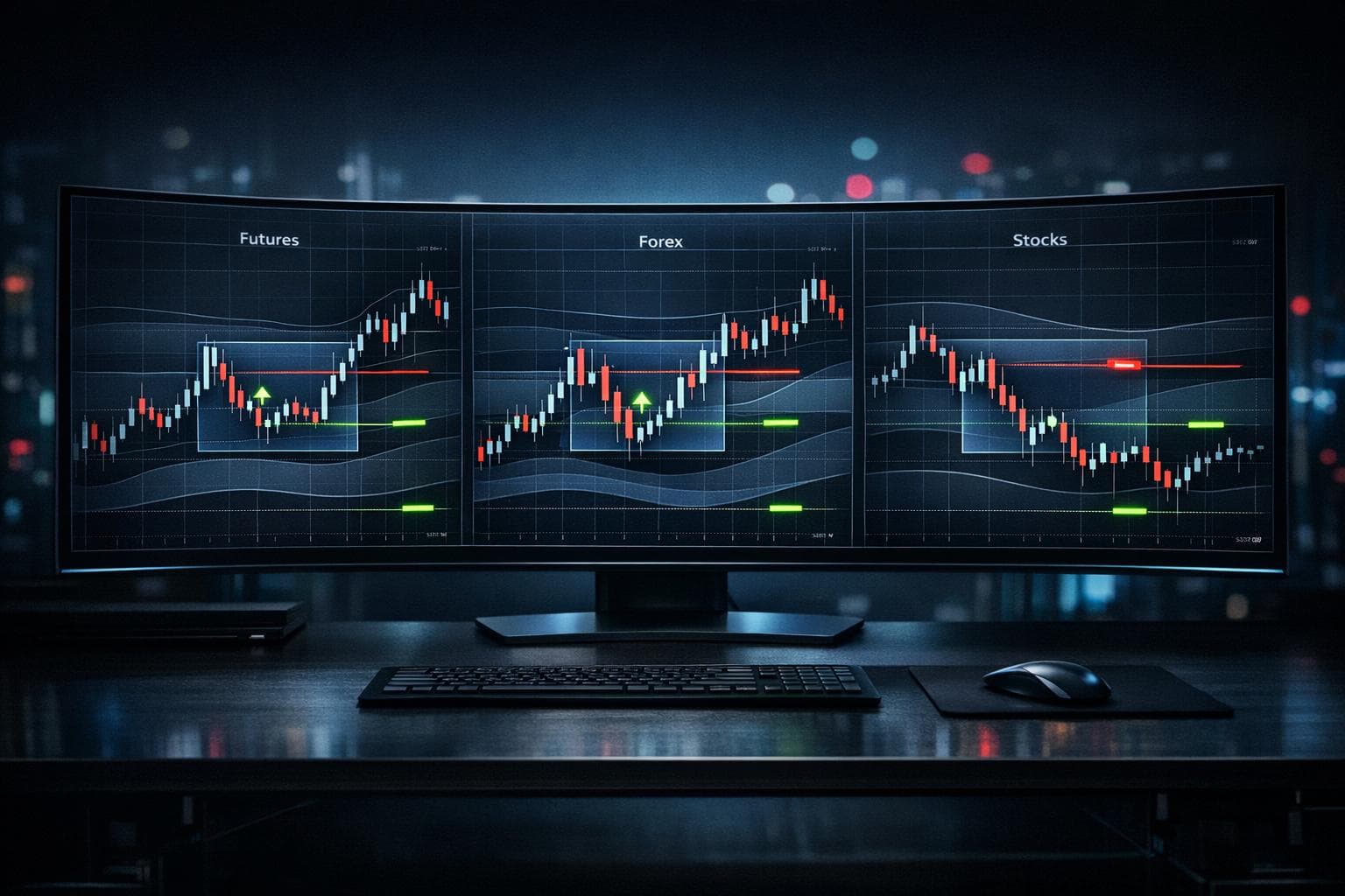 High-Probability Day Trading Setups for Futures, Forex, and Stocks