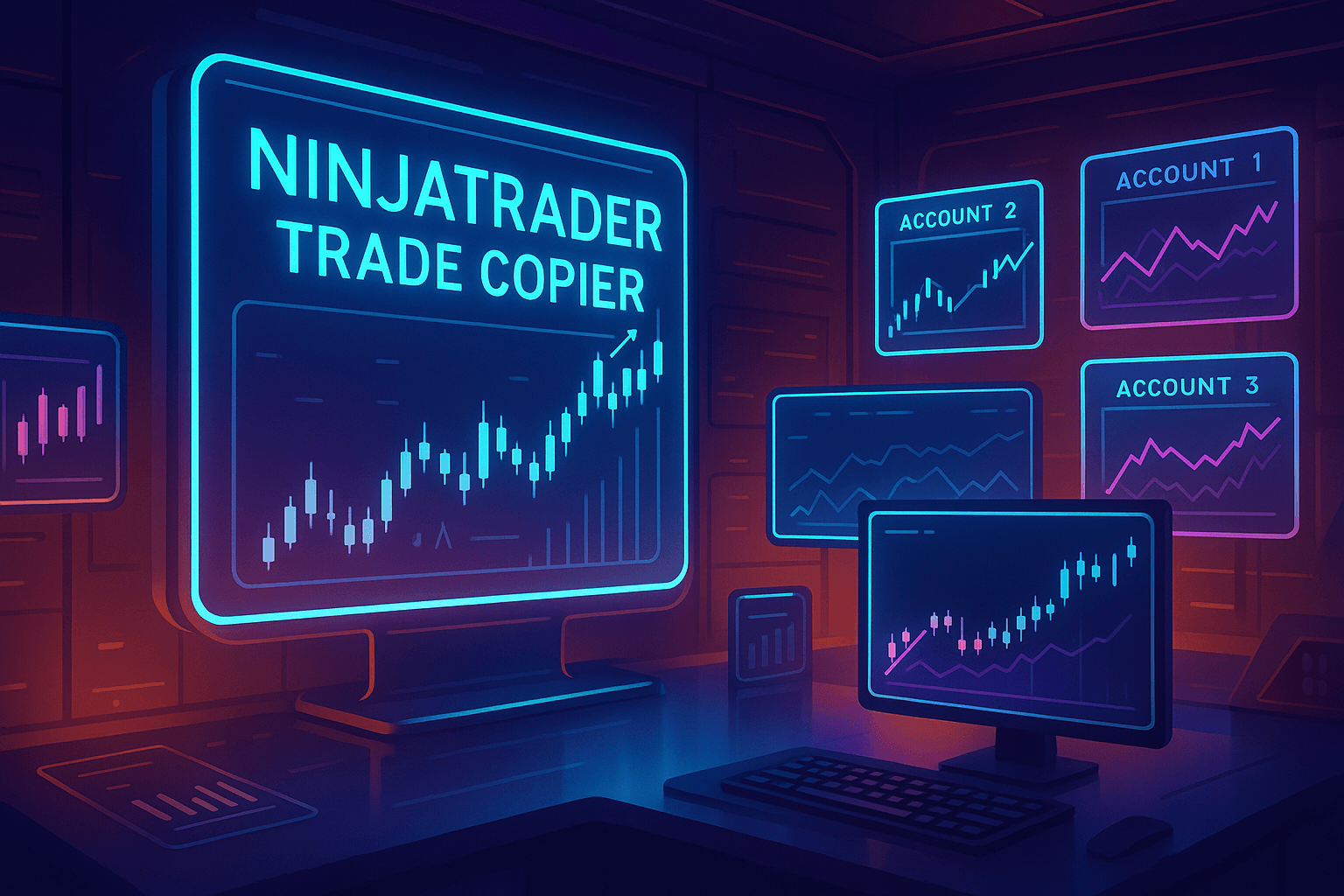 NinjaTrader Trade Copier: Duplicate Multiple Accounts