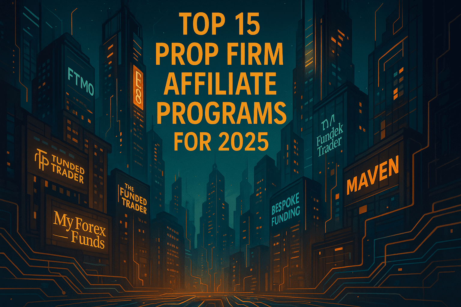 Top 15 Prop Firm Affiliate Programs for 2026 (Forex + Futures Breakdown)