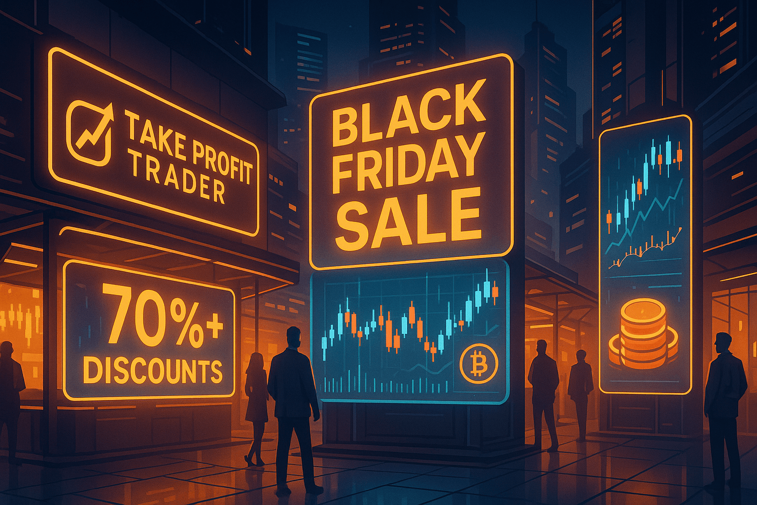 Take Profit Trader Black Friday & Cyber Monday: 70%+ Discounts