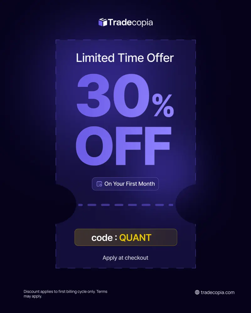 Tradecopia - 30% off with code QUANT