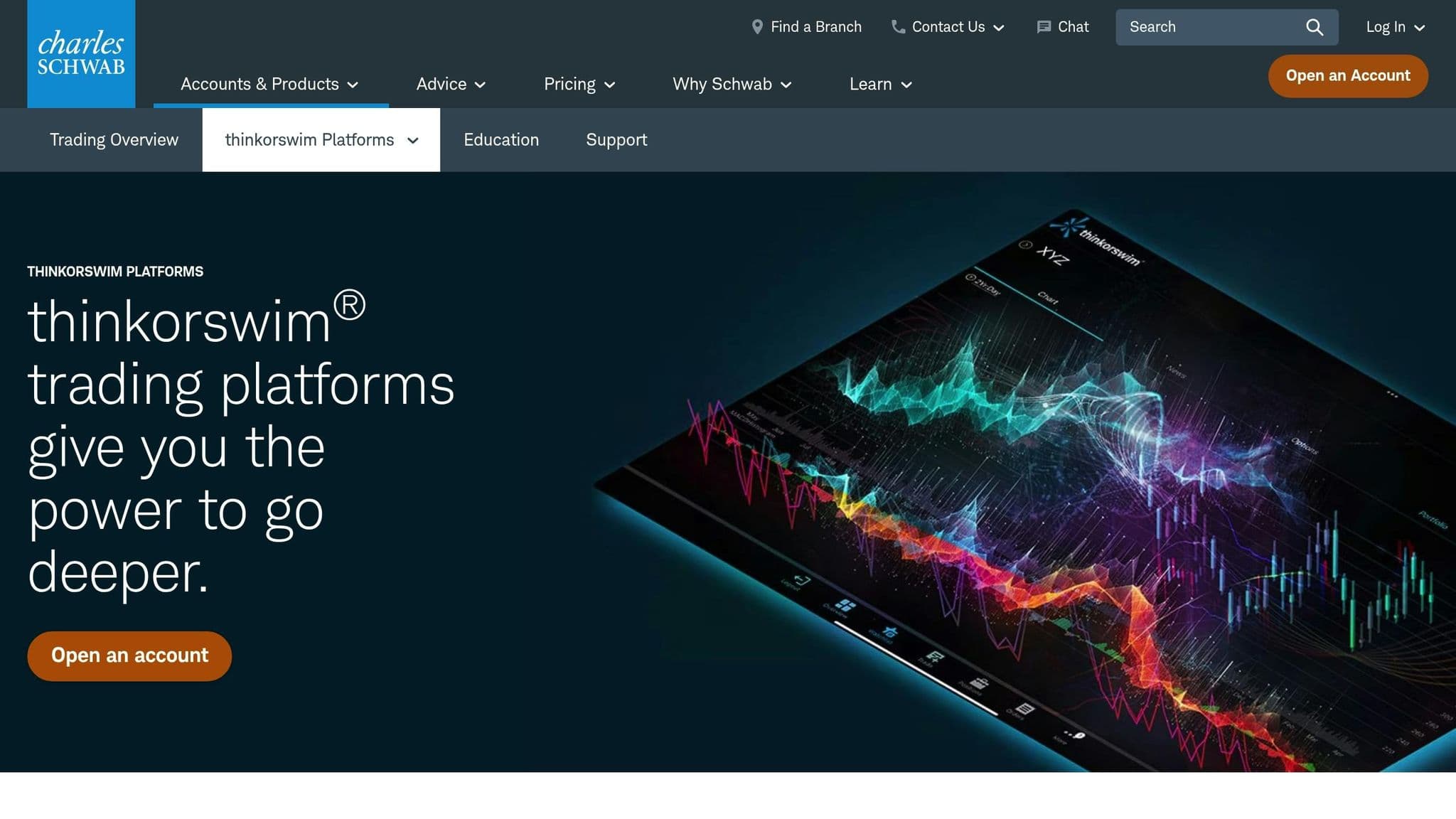 Charles Schwab thinkorswim trading platform overview