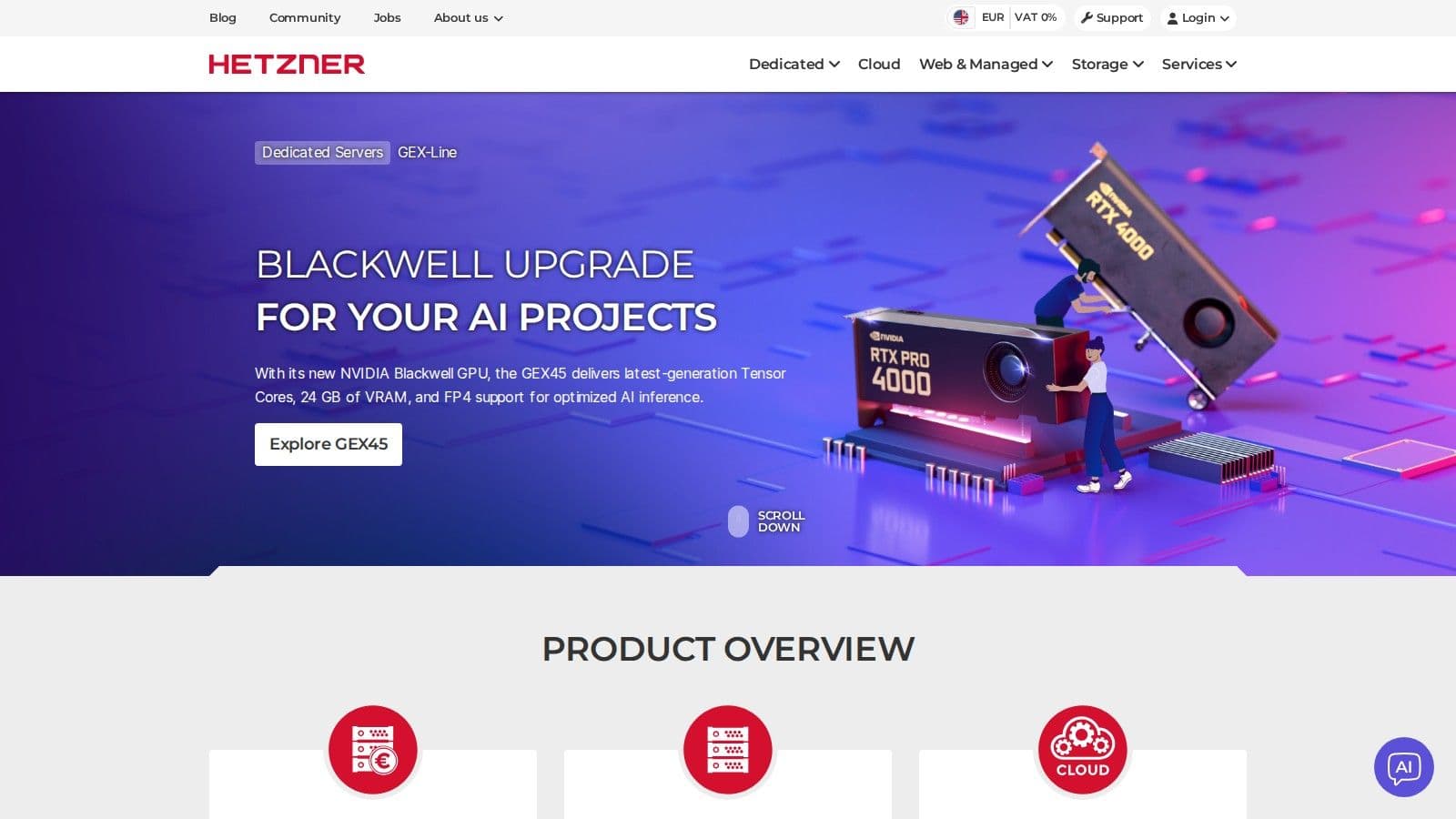 Hetzner homepage, October 2026