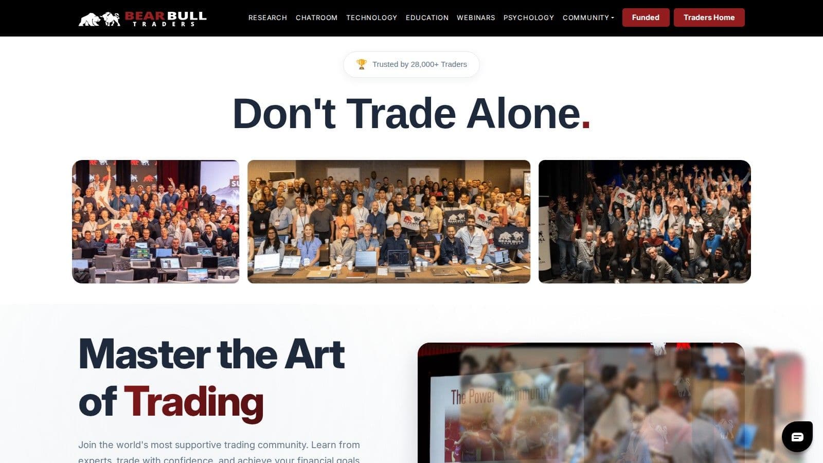 Bear Bull Traders homepage, October 2026