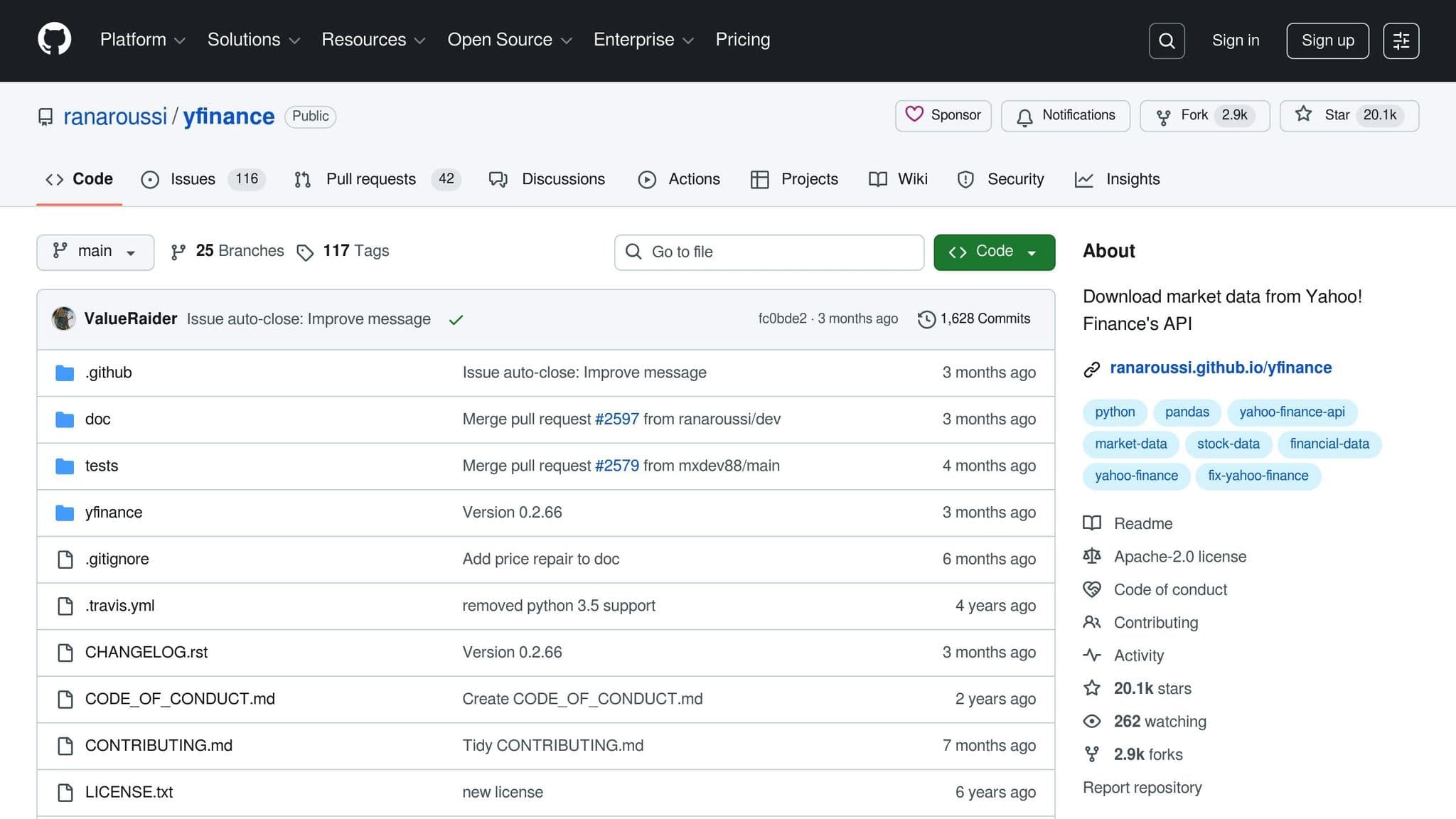 Support Features Examples Yahoo Finance API (2026): yfinance Docs, Limits, Examples