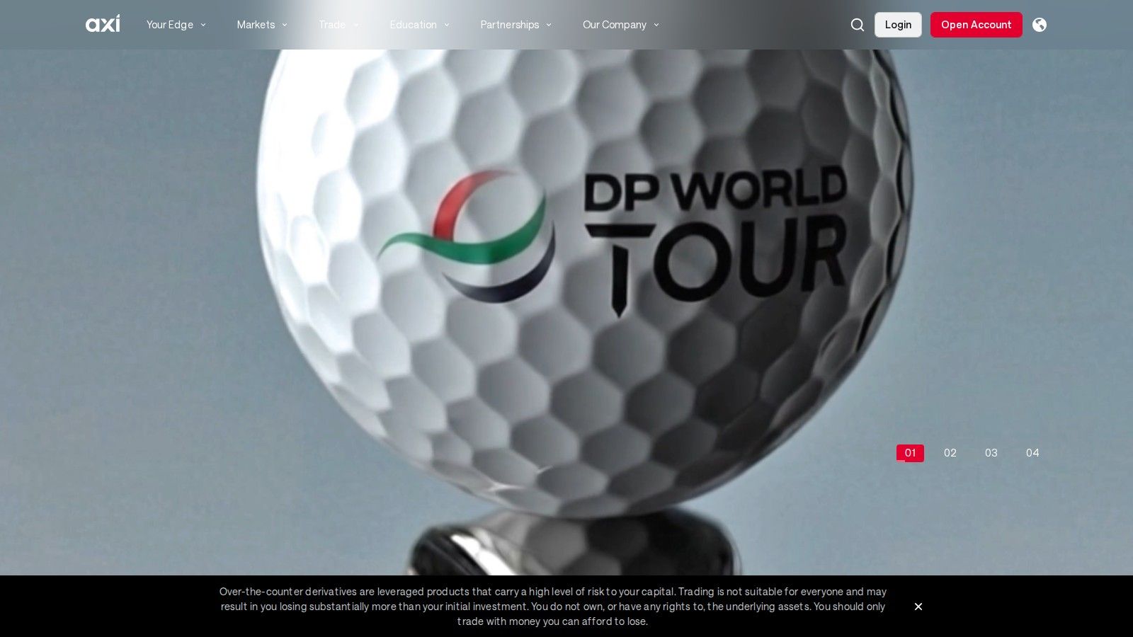 Axi homepage, October 2026