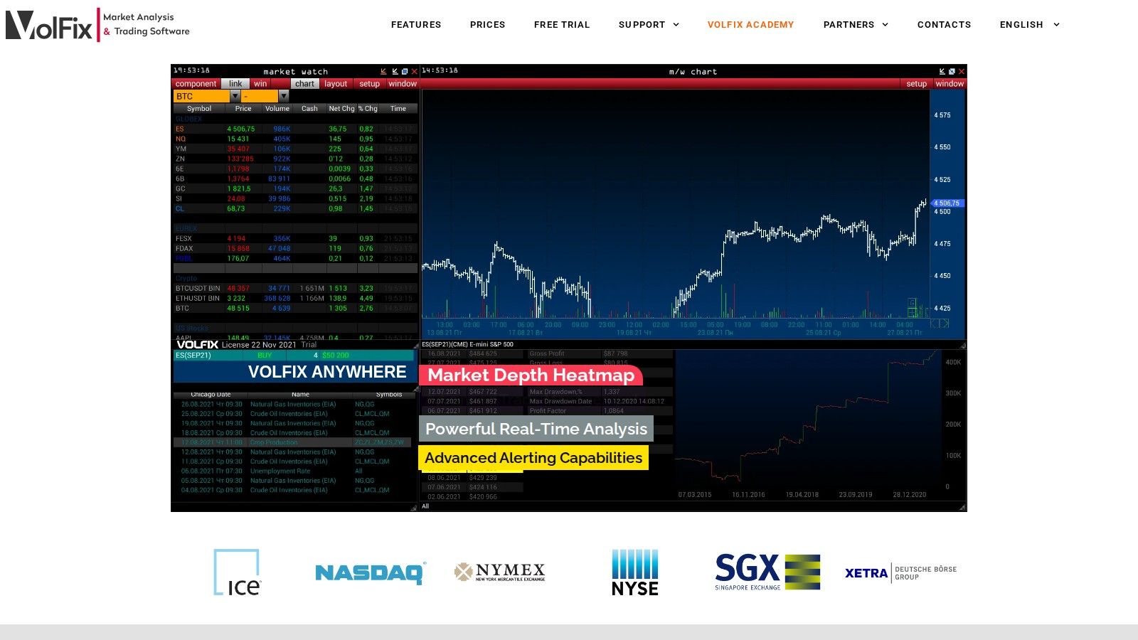 VolFix homepage, October 2026