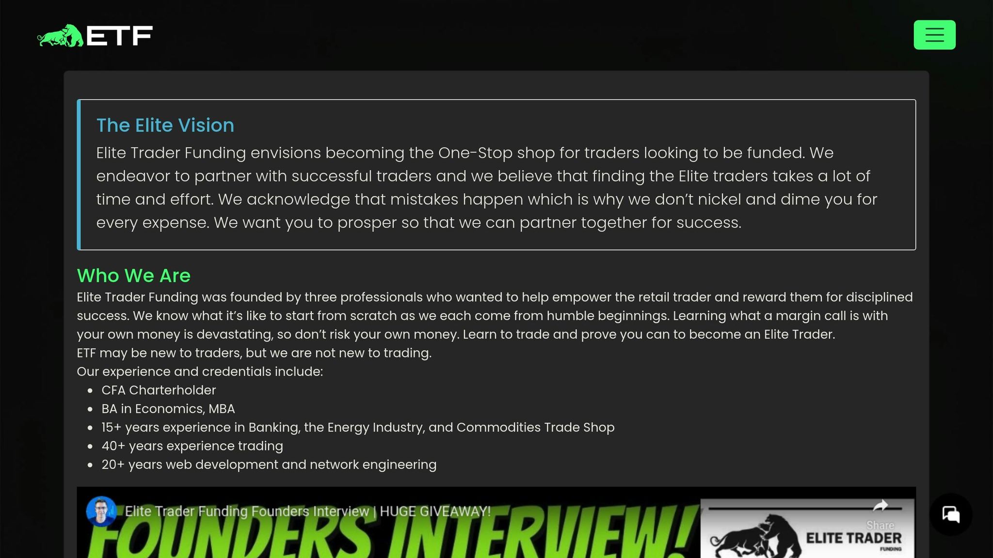 Elite Trader Funding