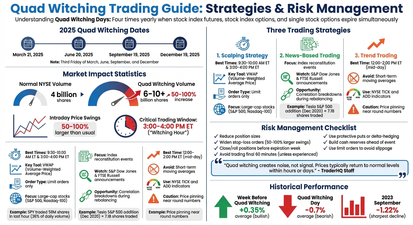Quad Witching Trading Strategies and Risk Management Guide
