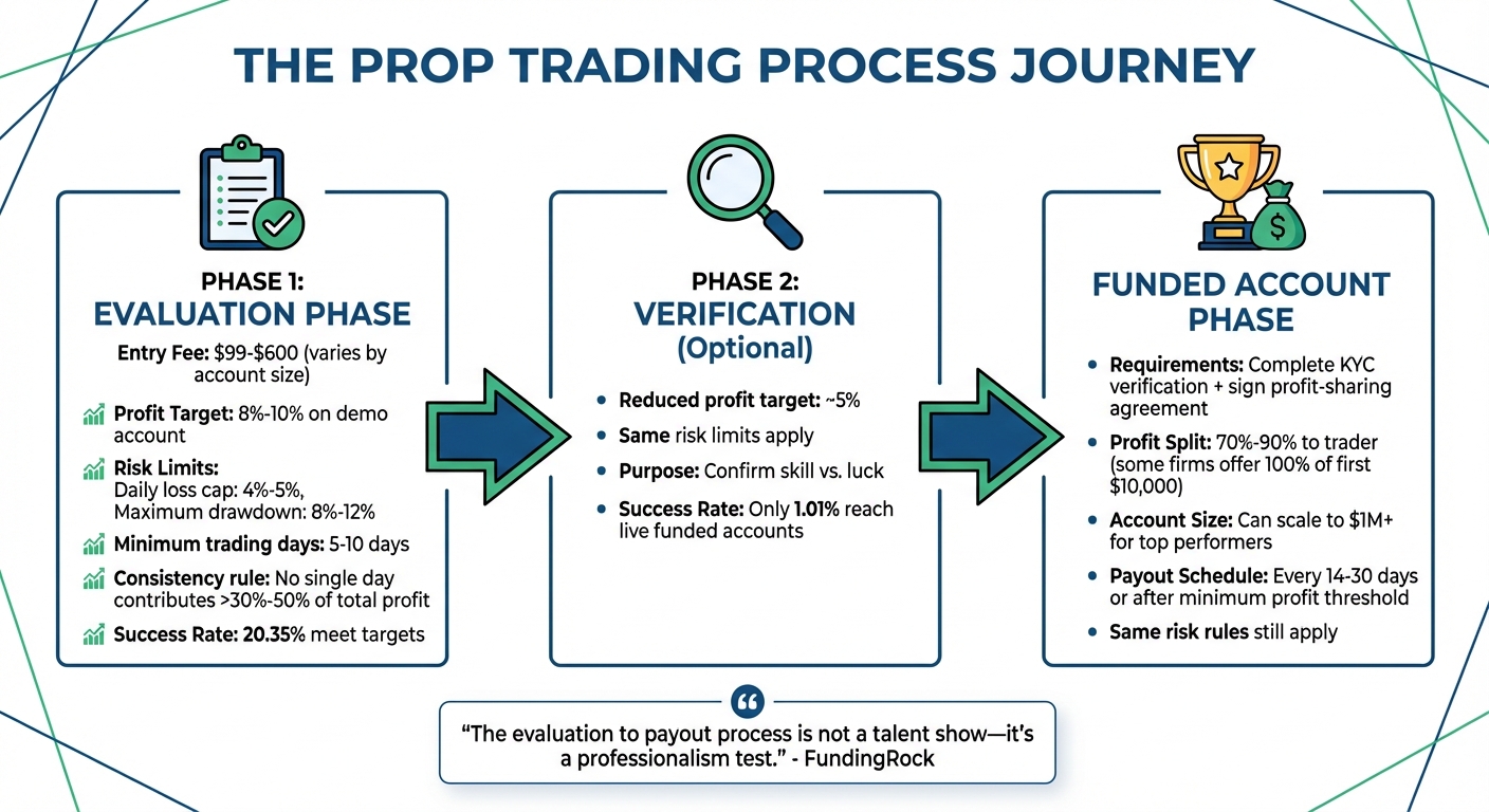 Prop Trading Journey: From Evaluation to Funded Account