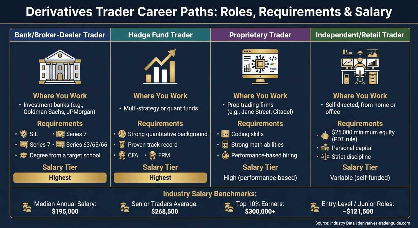 Derivatives Trader Career Paths: Roles, Requirements & Salary